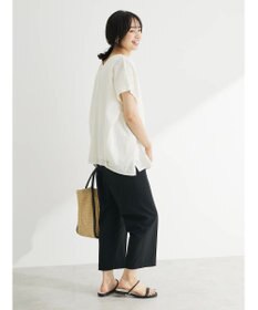 Green Parks インド綿　ＳＥＴ２点　マルチ刺繍ブラウス＋タンク