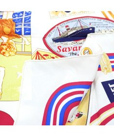 Marca ＜秋の新作！＞【 Marcaオリジナル】ボヤージュ 大判 シルクツイル スカーフ