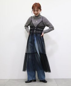 AMERICAN HOLIC ティアードチュールワンピース