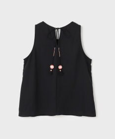 GRACE CONTINENTAL ビジューノースリーブトップ