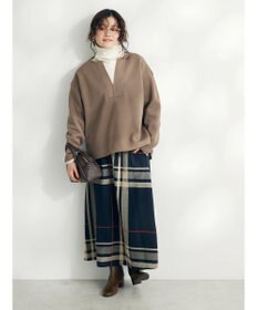 CRAFT STANDARD BOUTIQUE ニットフリースキーネックプルオーバー