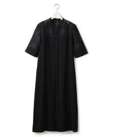 ICB L Vi/Nyライトタフタ エンブロイダリーワンピース