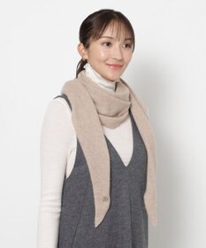 MOONBAT FURLA(フルラ）カシミヤ スパンコール トライアングルストール