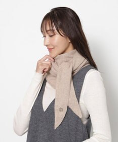 MOONBAT FURLA(フルラ）カシミヤ スパンコール トライアングルストール