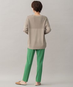 自由区 【洗える】ウールミックス フレンチマリン風ニット