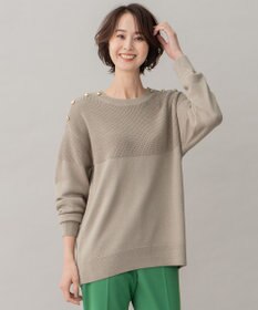 自由区 【洗える】ウールミックス フレンチマリン風ニット