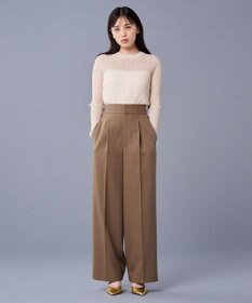 uncrave シアー リブ クルーネック ニット（uncrave STANDARD）