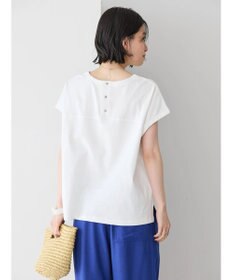 AMERICAN HOLIC バックボタンフレンチスリーブプルオーバー