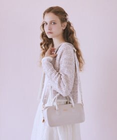 Maison de FLEUR ピンクマニアスクエア2Wayトートバッグ