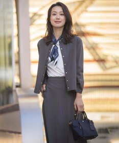 J.PRESS LADIES 【洗える・セットアップ対応】Tricot ジャケット カーディガン