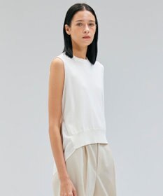 BEIGE， 【洗える】VALOIS / バックシフォンレーヤードニット