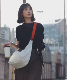 LeSportsac LG HAMMOCK ADJ BAG/メレンゲ/マンダリンウェビング