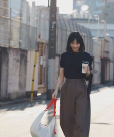 LeSportsac LG HAMMOCK ADJ BAG/メレンゲ/マンダリンウェビング