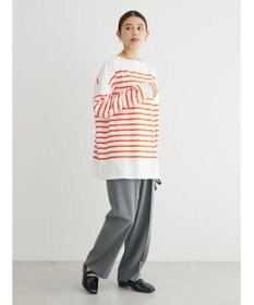 Green Parks パネルボーダーチュニック