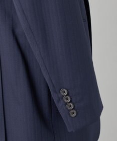 GOTAIRIKU シワになりにくい【御幸毛織/みゆきけおり】DRY SPINNER(ドライスピナー)スーツ（ネイビーストライプ）