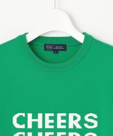 23区GOLF 軽量さが自慢！【WOMEN】ＣＨＥＥＲＳ ロゴニット