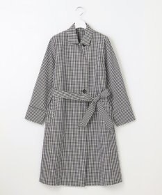 J.PRESS LADIES S 【洗える】 GIZAコットンギンガム ステンカラー コート