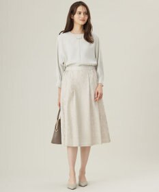 自由区 L 【17号サイズまで展開・カタログ掲載・セットアップ対応】トリアセダブルクロス ブラウス