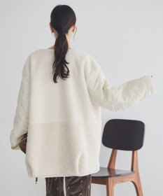 earth music&ecology ボアキルトミドルコート