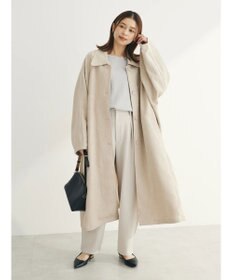 Green Parks ・ＥＬＥＮＣＡＲＥ　ＤＵＥ　ジャカードステンカラーコート