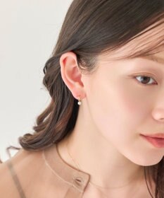 Phoebe 【K10】クロッシングパールピアス