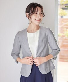 Tiaclasse 【洗える】ピンタックレースカットソーTブラウス