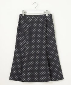 J.PRESS LADIES L 【洗える】ジオメトリックプリント スカート