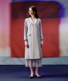 GRACE CONTINENTAL シルクウールコートドレス
