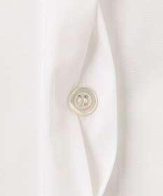 組曲 【洗える】C/Nyブロードノーカラー シャツ