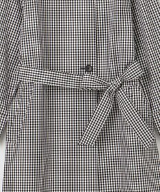 J.PRESS LADIES S 【洗える】 GIZAコットンギンガム ステンカラー コート