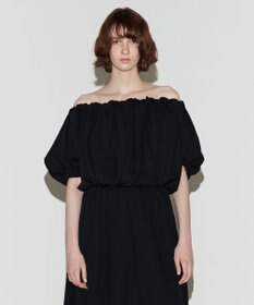 NAVE 【Nave 　洗える・接触冷感】クロップドジャージーブラウス