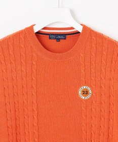 23区GOLF 【MEN】ウールブレンド カラーニット ラウンドから普段のお出かけや、お散歩まで◎