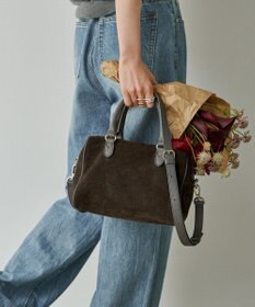 russet スエード2WAYミニボストンバッグ(CE-1570-WEB)