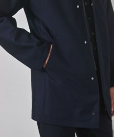 GOTAIRIKU 25年新作/3シーズン対応【仕事で着用可】メランジカルゼ フーデッドブルゾン_無地