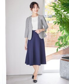 Tiaclasse 【洗える】ピンタックレースカットソーTブラウス