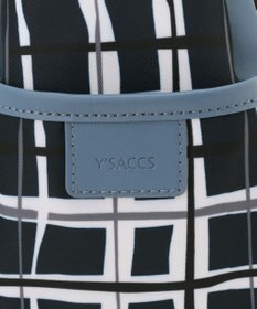 Y'SACCS ドローイングチェックショルダーバッグ