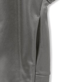 ICB 【洗える】サテンボンディング ジップアップパーカー