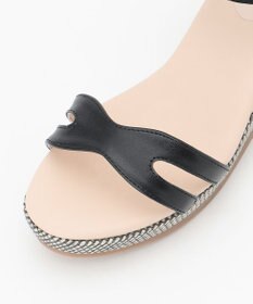 ANY SIS 【美人百花7月号掲載】クラッシィウエッジゴム サンダル