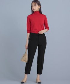 組曲 L 【WEB限定】ベーシックダブルクロス テーパードパンツ