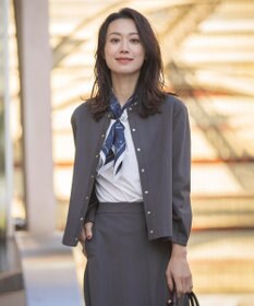 J.PRESS LADIES 【洗える・セットアップ対応】Tricot ジャケット カーディガン