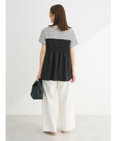 Green Parks シャーリングサテンドッキングプルオーバー