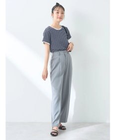 earth music&ecology バイカラースカラッププルオーバー