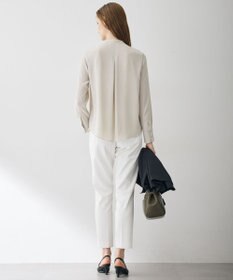ICB 【6/12-6/28期間限定・受注生産】BackSatinAmunzen バンドカラーブラウス
