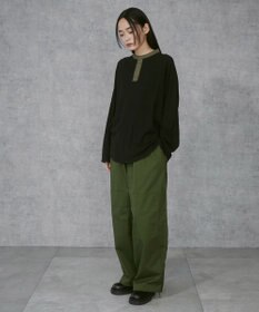 WEGO 【ユニセックス着用ITEM】ラグランヘンリーネックT