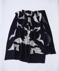 nitorito 【UNISEX】bonfula 牛と花モチーフ柄 ストール