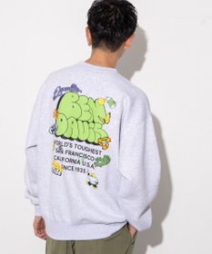 WEGO 【ユニセックス着用ITEM/MLサイズ展開/裏起毛】別注BENDAVISプランプロゴプルオーバー