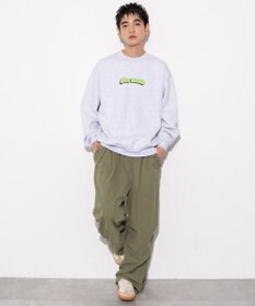 WEGO 【ユニセックス着用ITEM/MLサイズ展開/裏起毛】別注BENDAVISプランプロゴプルオーバー