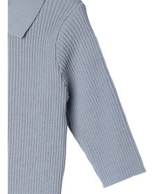 earth music&ecology リブコンパクトカーディガン