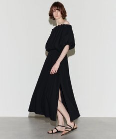 NAVE 【Nave 　洗える・接触冷感】クロップドジャージーブラウス