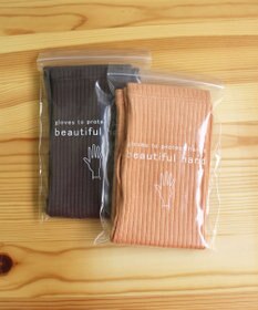 ORuKuBET organic cotton rib arm cover 【 UVカット・オーガニックコットン・日本製 】